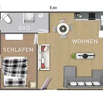 Appartement Schwarzwald Domizil Uhlsberg *
